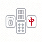 免费麻将官方网站Logo，由橙色麻将牌面与白色中文字样组成，点击返回首页
